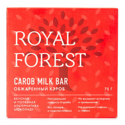 Шоколад из кэроба Royal Forest