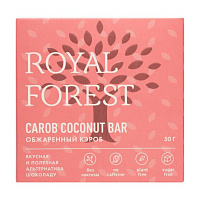 Кокосовый шоколад из обжаренного кэроба Royal Forest