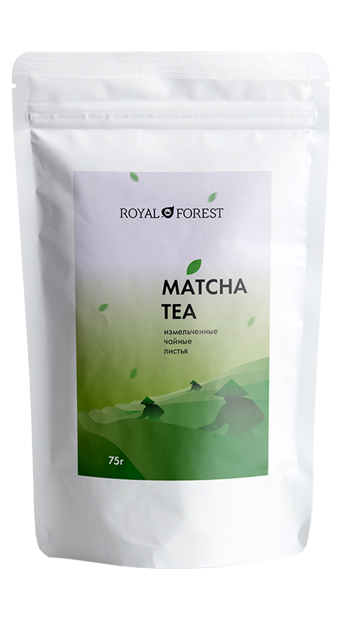Зеленый порошок чая матча Royal Forest