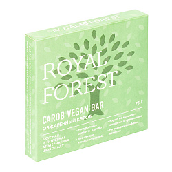 Веганский шоколад Royal Forest из обжаренного кэроба