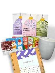 Новогодний шоколадный набор, синий