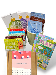 Новогодний шоколадный набор, розовый