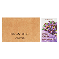 Шоубокс веганский горький шоколад Royal Forest (70%) 16 шт